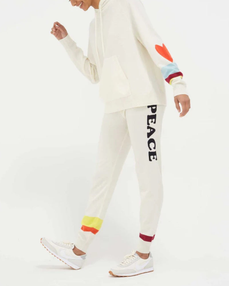 Chinti & Parker Peace Track Pant - Bone