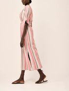 Le Stripe Beachcomber Stripe Long Kaftan