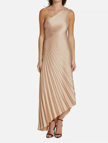 A.L.C. Delfine Pleated One-Shoulder Midi Dress