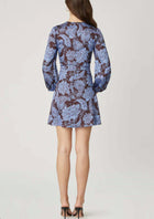 Shoshanna Lynne Dress - Chocolate/Lavender