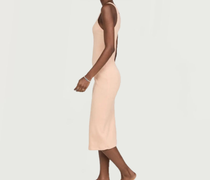 AMO Long Rib Tank Dress - Canyon