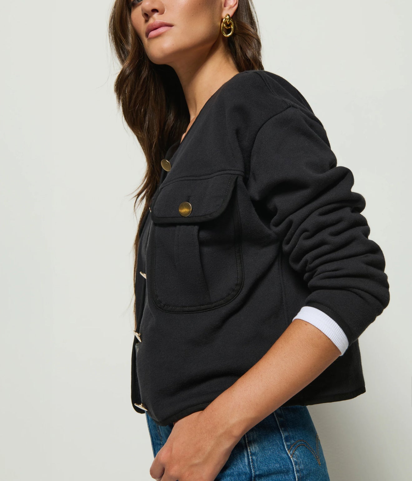 Nation Ltd Jordi Bomber - Jet Black