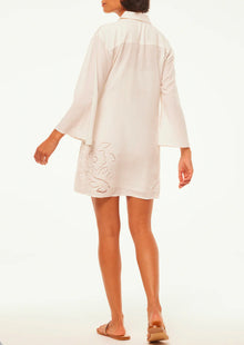 MISA Matias Dress - White