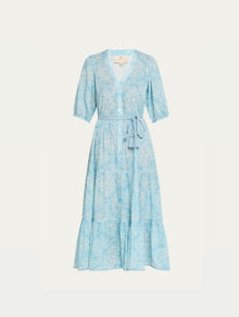 Hannah Artwear Anyeta Maxi Dress - Lantana Aquamarine
