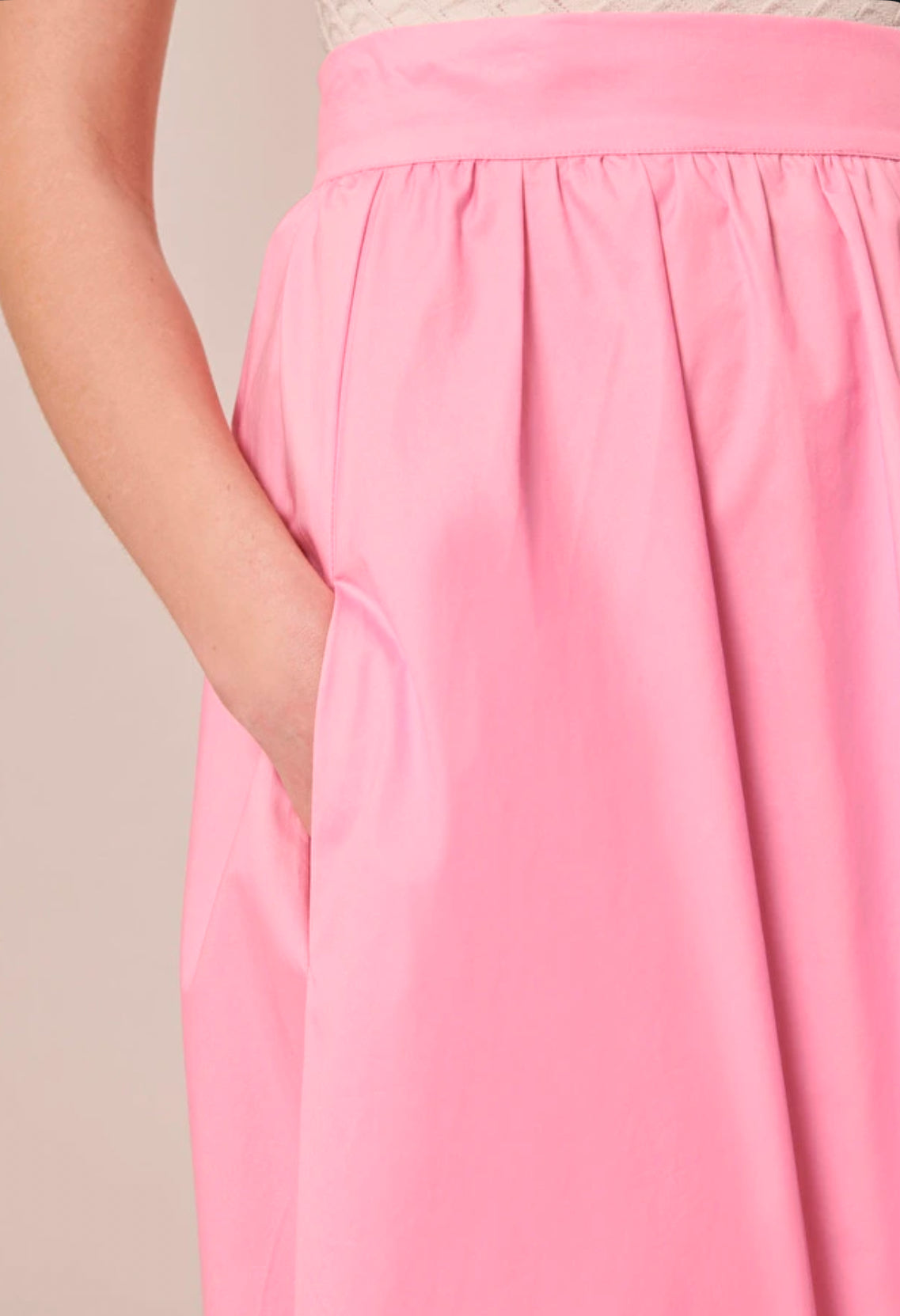 Tara Jarmon Ripoline Poplin Dress - Pink