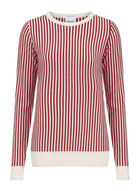 Madeline Thompson Blenheim Jumper - Cream/Red