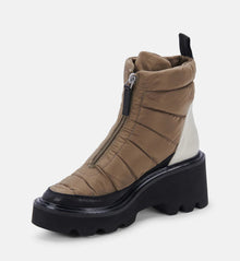 Dolce Vita Helki Boots - Olive Multi Nylon