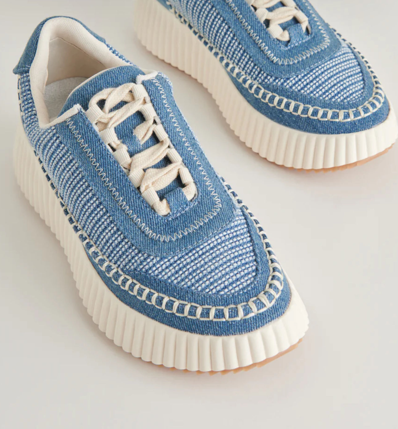 Dolce Vita Dolen Sneakers - Blue Multi Denim