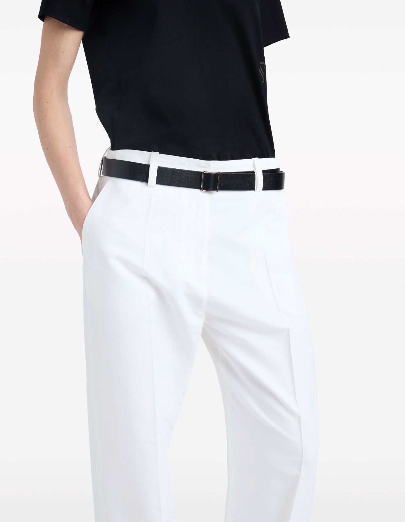 Proenza Schouler Joey Straight-Leg Trousers - White