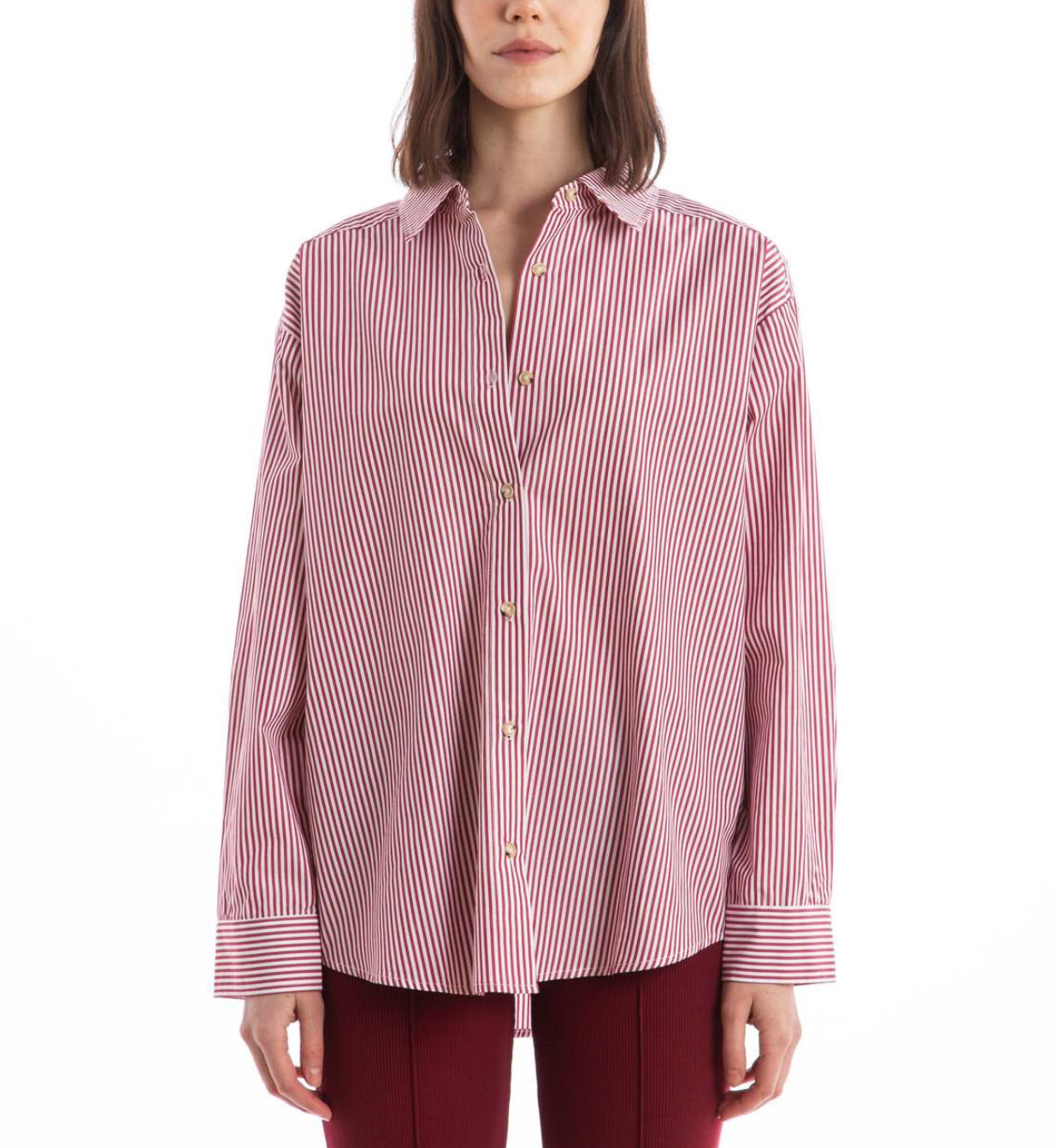 DONNI. Pop Shirt - Rouge Stripe
