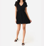 LoveShackFancy Patrona Dress - Black