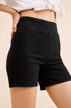 Frame Jetset High Rise Shorts - Black