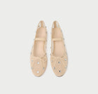 Loeffler Randall Leonie Ballet Flat - Caramel/Crystal