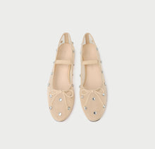 Loeffler Randall Leonie Ballet Flat - Caramel/Crystal