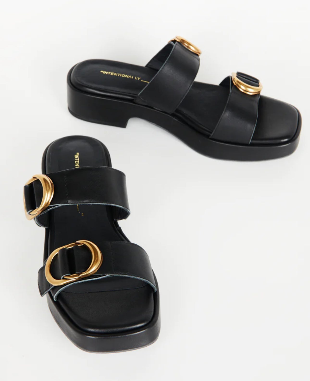 Intentionally Blank Orion Sandal - Black