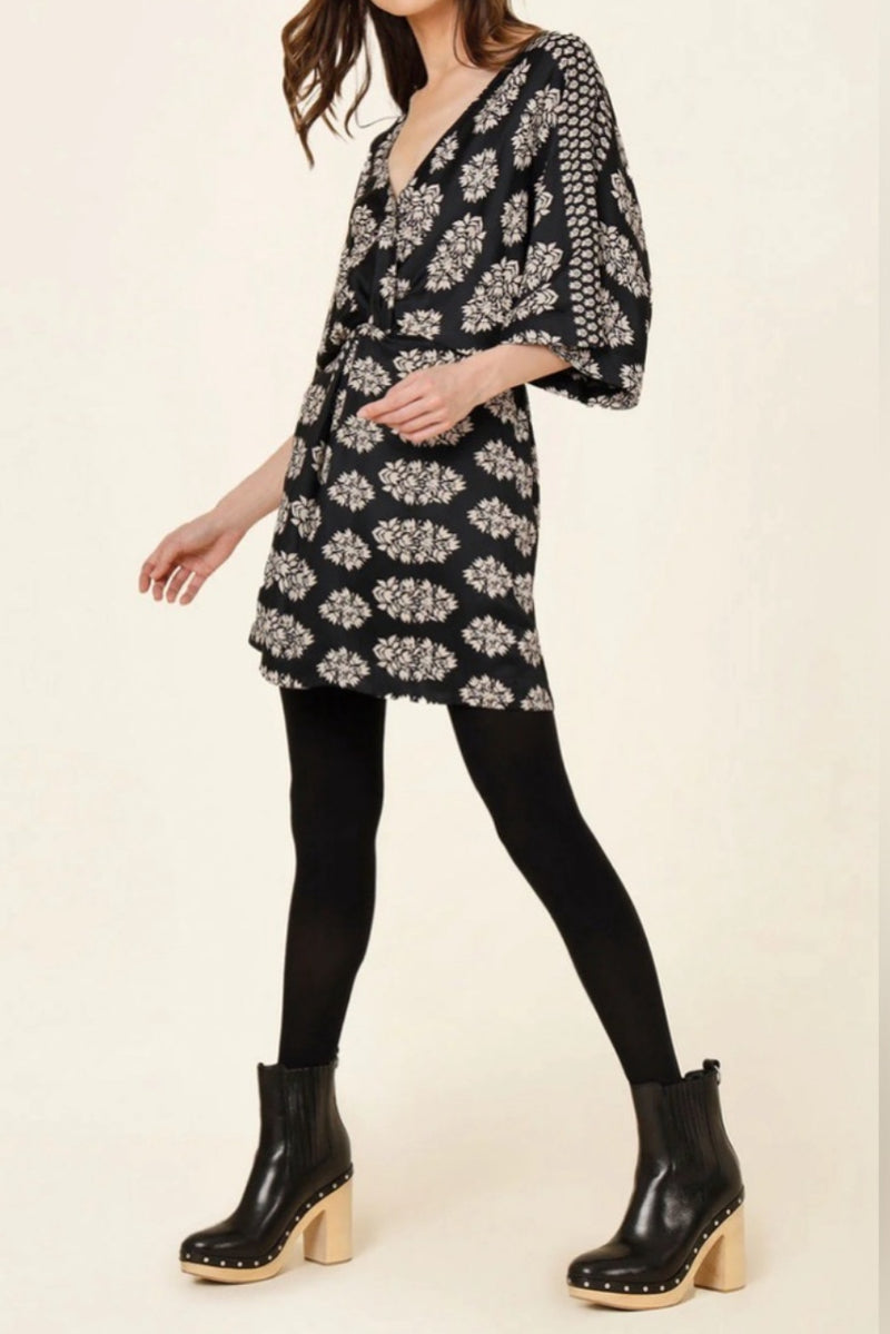 Omika Margot Mini Dress - Adia Obsidian