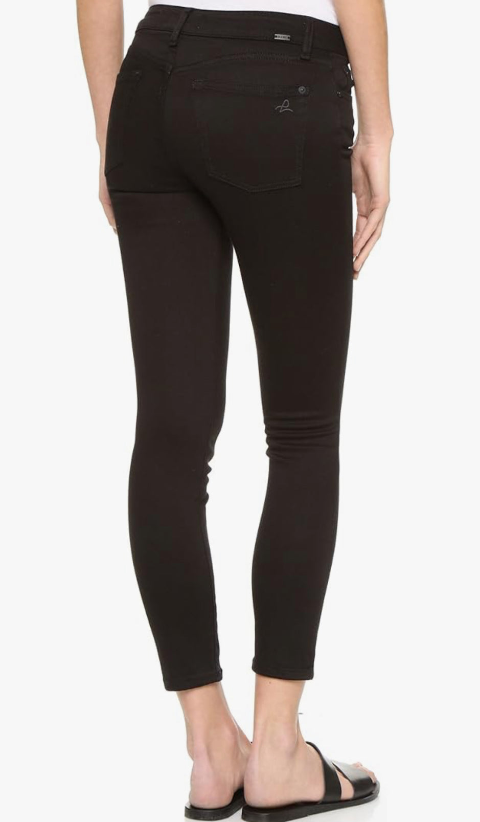 DL1961 Florence Instasculpt Mid Rise Cropped Skinny Jeans - Black