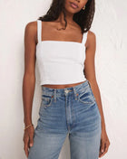 Z Supply Cambria Gauze Top - White