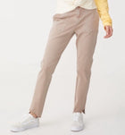 Monrow Racer Stripe Khaki Chino Pants