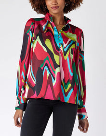 Crosby By Mollie Burch Leland Blouse - Holidazed