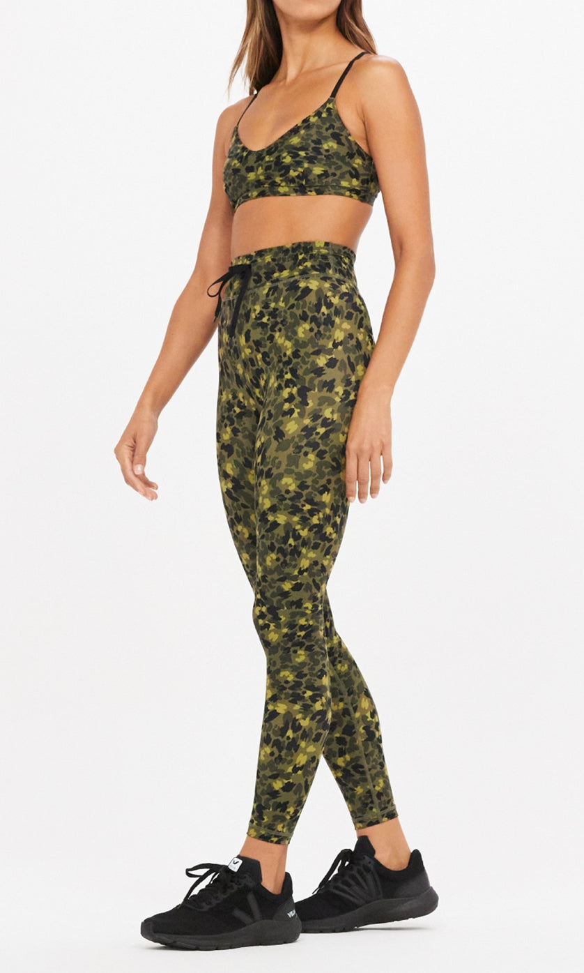 The Upside Lili Midi Pant - Moss