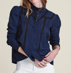 The Shirt by Rochelle Behrens Priya Shirt - Navy