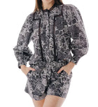 Love The Label Pearl Top - Posada Floral Print