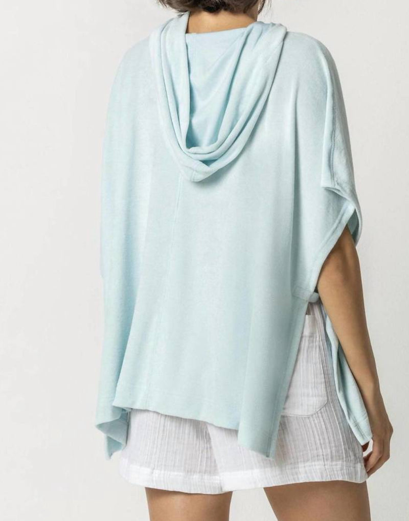 Lilla P Hooded Poncho - Spa