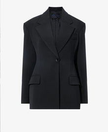 Proenza Schouler Wool Twill Jacket - Black