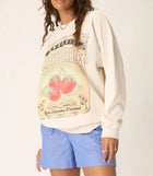 Project Social T Strawberries Oversized Sweatshirt - Brushed Bone