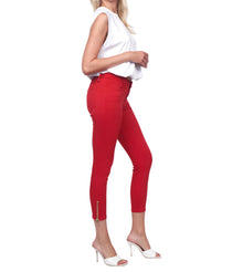 Etienne Marcel Signature Skinny Crop Pant - Red