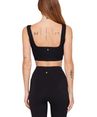 Spiritual Gangster Amara Wide Fib Bra - Black