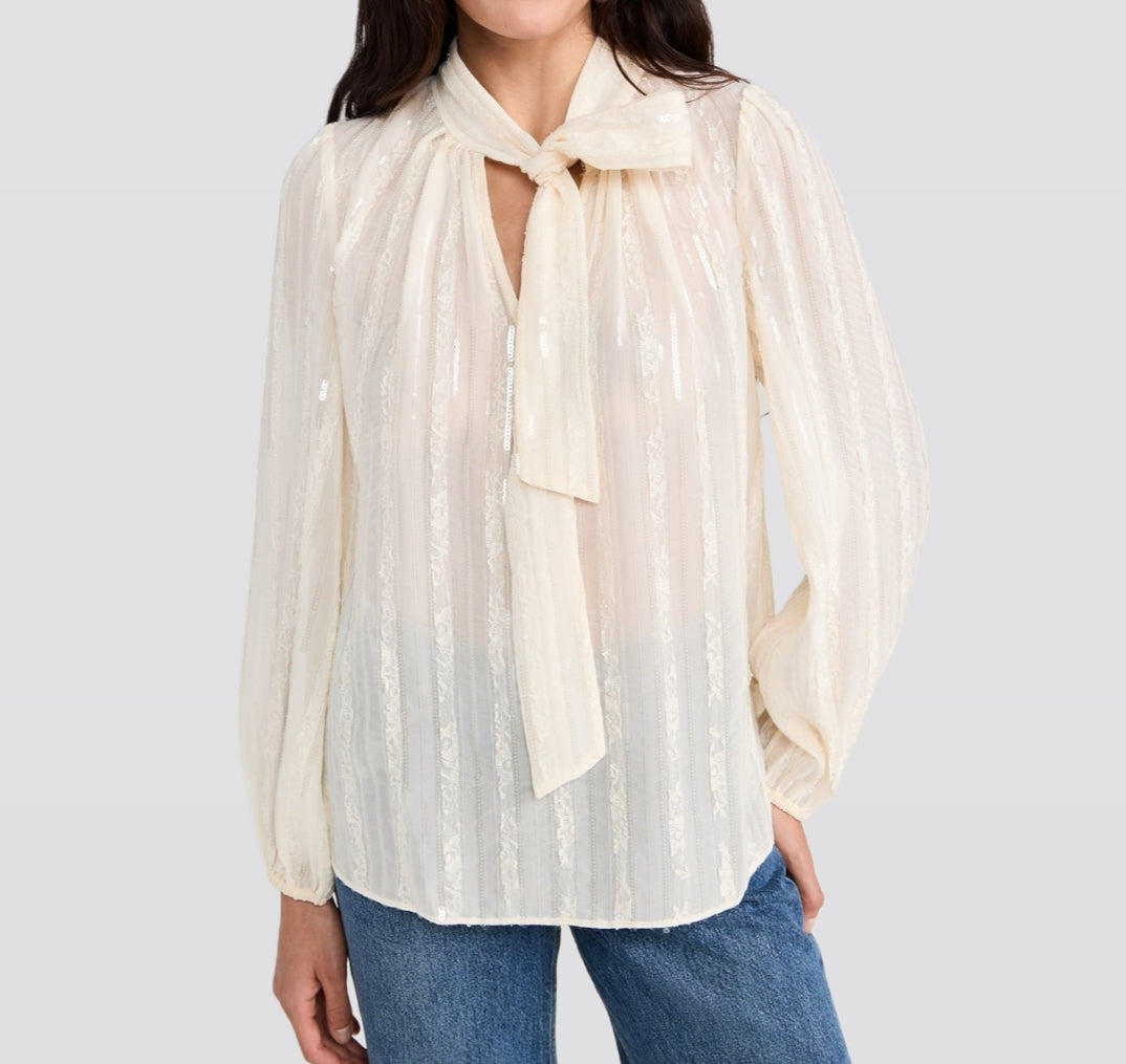Shoshanna Rye Top - Ivory