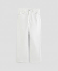 AG Jeans Brinley Mid-Rise Straight - Gallery White