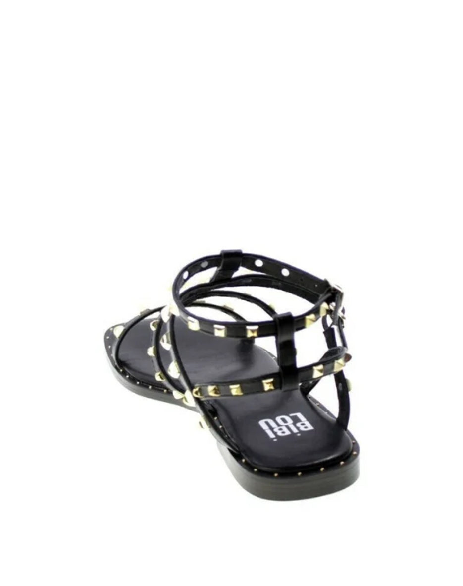 BiBi LOU Yuriko Studded Sandal - Black