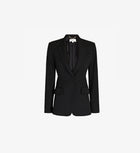 A.L.C. Carlyle Cut-Out Twill Blazer - Black