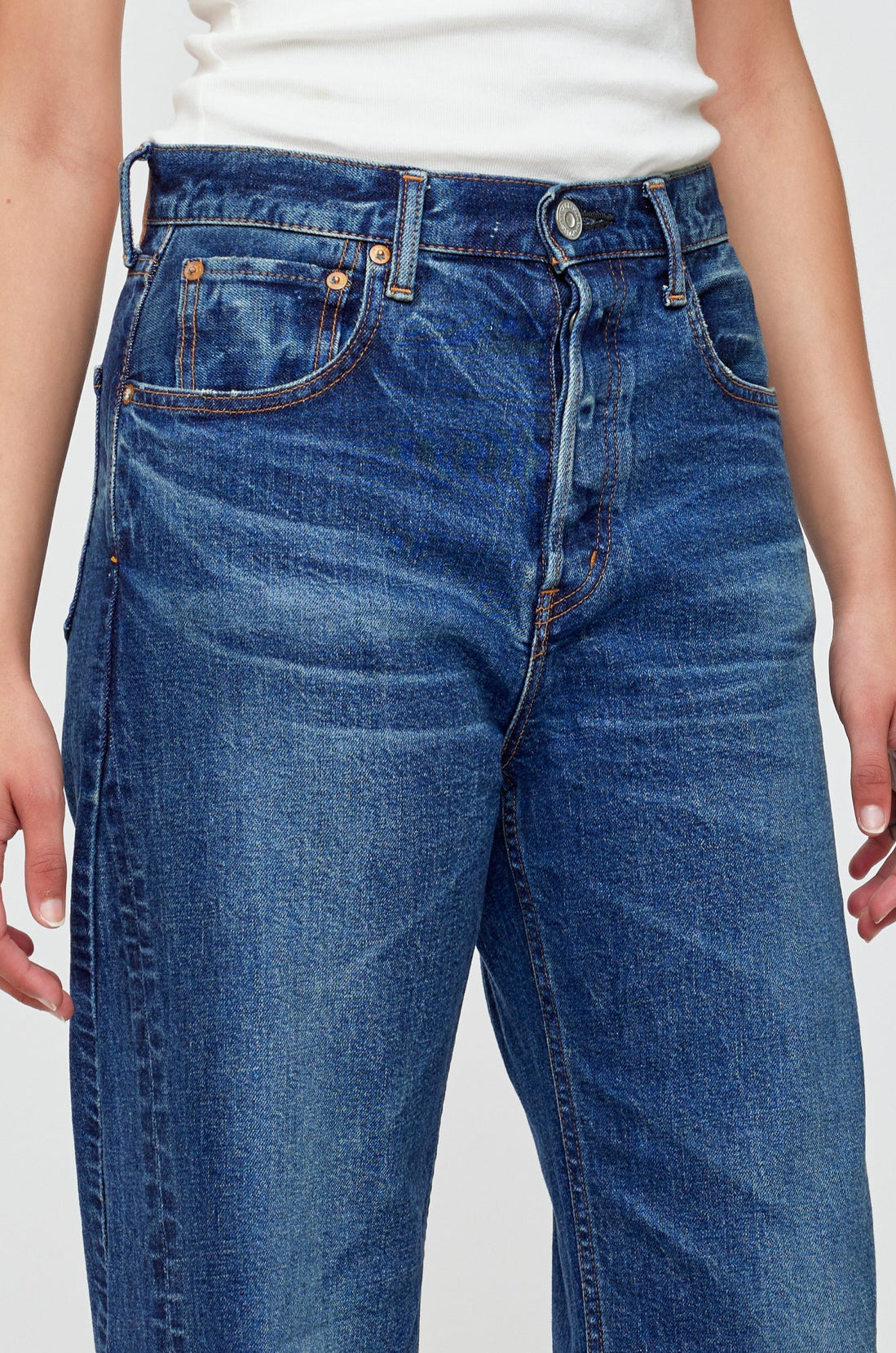 Moussy Vintage Espanola Wide Straight - 110 Blue
