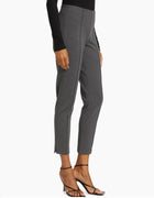 ATM Anthony Thomas Melillo High Rise Stretch Ponte Pants - Heather Charcoal