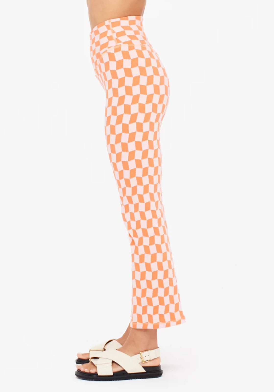 The Upside Yosemite Thia Flare Pant - Nectarine Petal