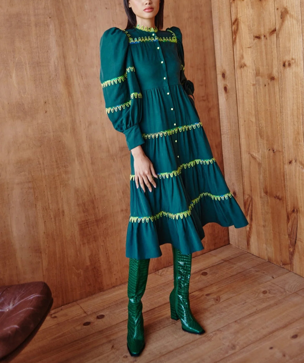 CeliaB Hasu Dress - Green