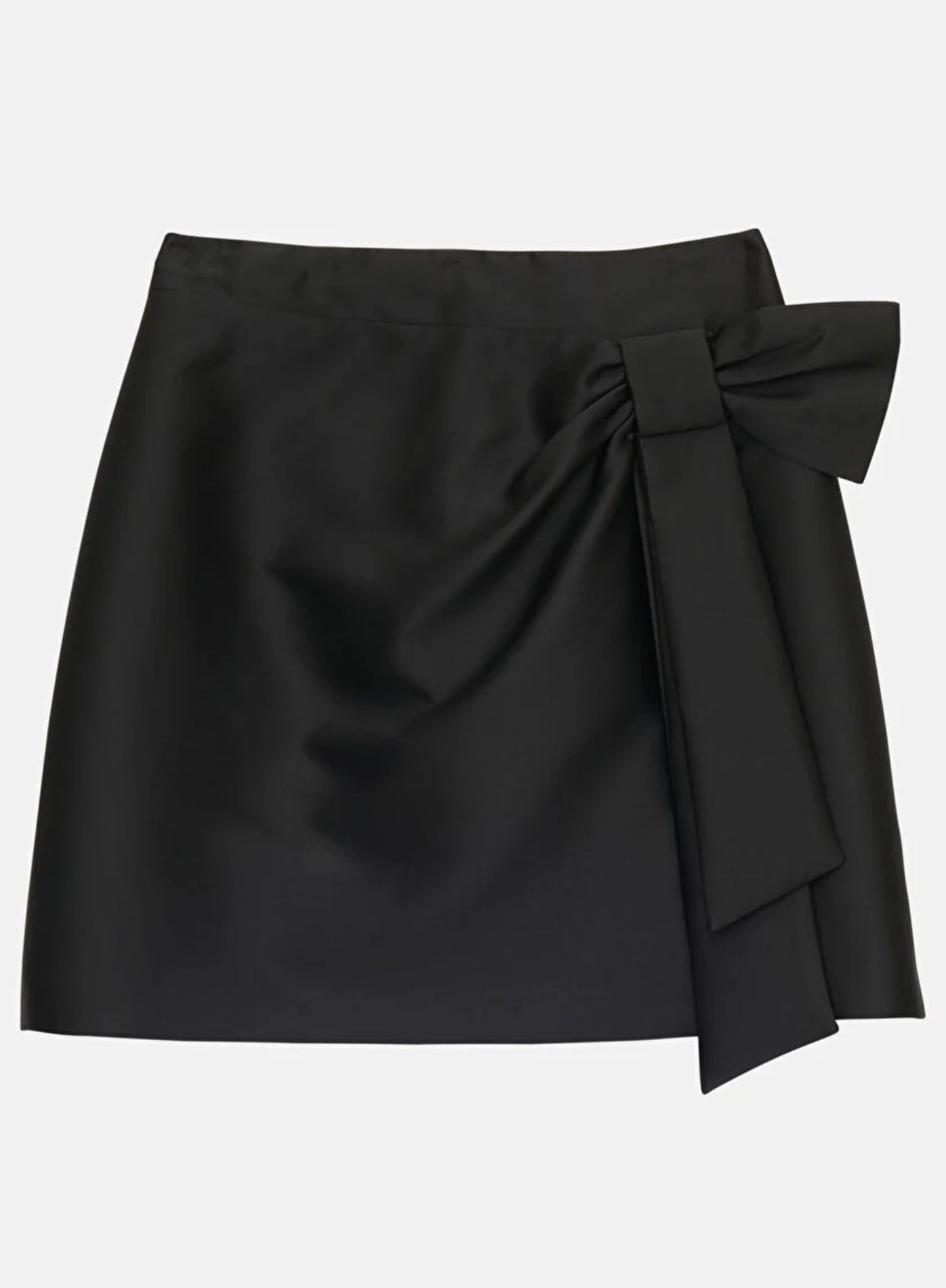 Tara Jarmon Jaba Satin Skirt - Black