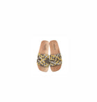 HOMERS Trenza Senape Woven Slide - Multi