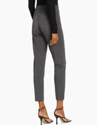 ATM Anthony Thomas Melillo High Rise Stretch Ponte Pants - Heather Charcoal