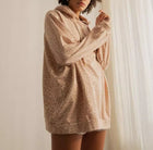 Ragdoll LA Oversized Hoodie - Blush Leopard