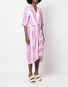 Essentiel Antwerp Dooler Snakeskin Print Dress