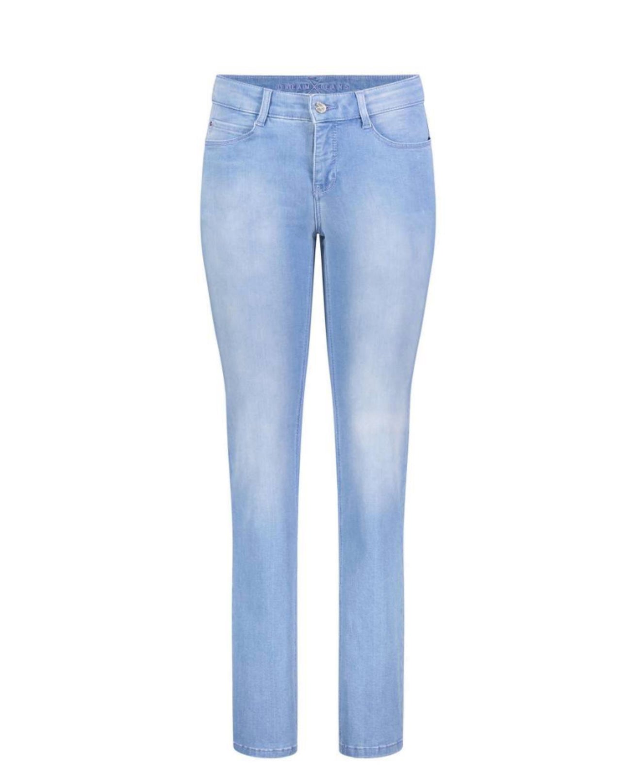 MAC Dream Straight Leg Jeans - Basic Bleached Blue