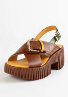 4CCCCEES Pila Juno Sandal - Brown