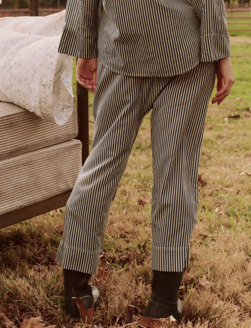 The Great. The Pajama Pant - Horizon Stripe