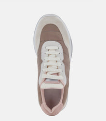 Dolce Vita X Greats Evana Sneakers - Taupe Multi Suede