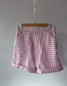 Heather Harlan Work Short - Pink/White Stripe